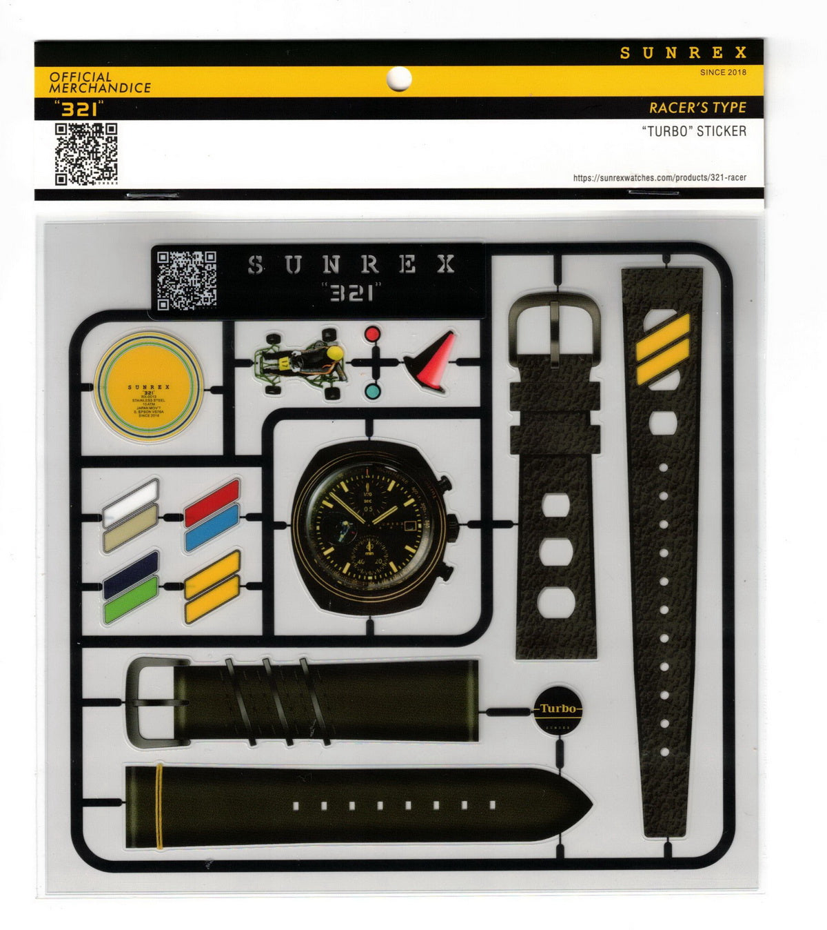 “321” Sticker Set