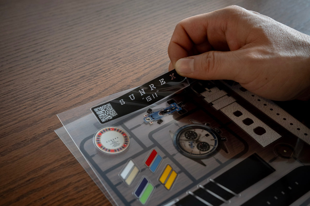 Sunrex 611 Sticker Set | Collector’s Accessory for Racing Watch Fans