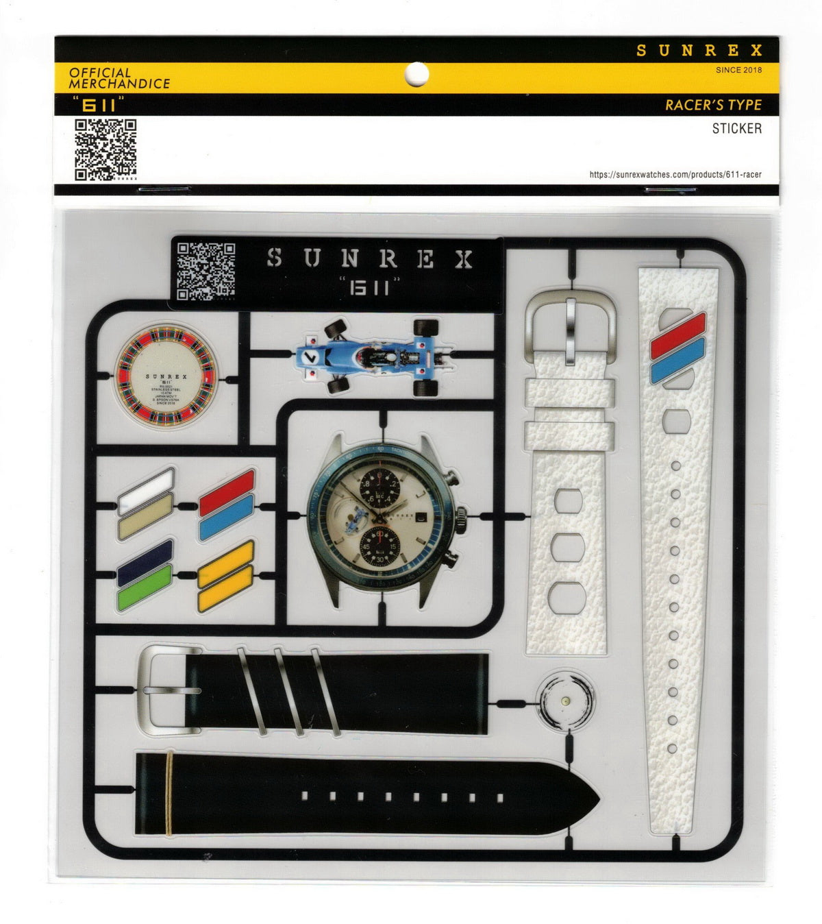 “611” Sticker Set